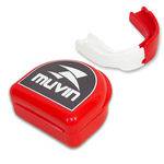 Protetor Bucal Dual Color - Branco/vermelho - Muvin Ptb-200