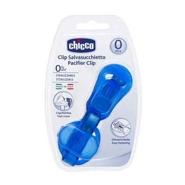 Protetor de Chupeta Chicco Paacifier Clip 0M+ Azul