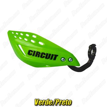 Protetor de Mão Circuit Vector com Haste em Nylon Verde/Preto
