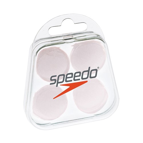 Protetor de Ouvido para Natação Speedo Soft Earplug Silicone Transparente com 2 Pares