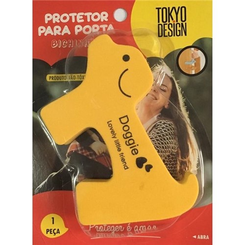 Protetor de Porta Bichinhos - Cachorro Amarelo