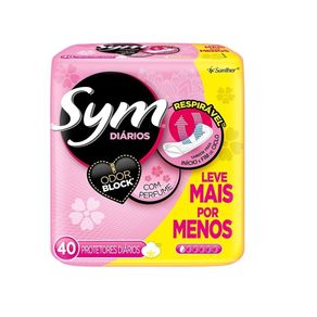 Protetor Diário com Perfume Sym 40 Unidades