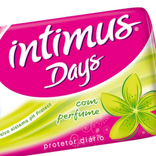 Protetor Diário Intimus Days Sem Abas com Perfume Ph 80 Unidades