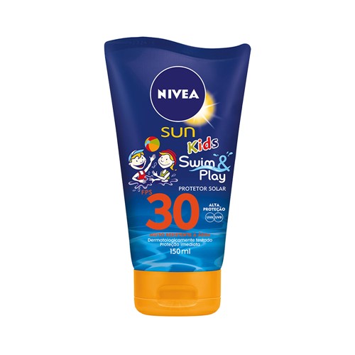 Protetor Nivea Sun Kids Swim Play 150ml Fps30