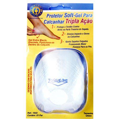 Protetor Soft-gel para Calcanhar Tripla Ação - Orthopauher