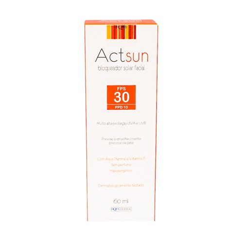 Protetor Solar Actsun FPS 30 Loção com 60ml