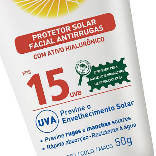 Protetor Solar Ativo Anti-rugas FPS 15 - 50g - L´oréal