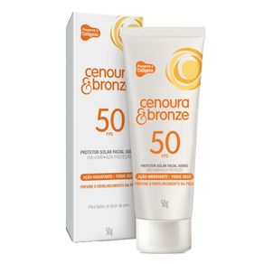 Protetor Solar Cenoura & Bronze Diário Facial FPS 50 50g
