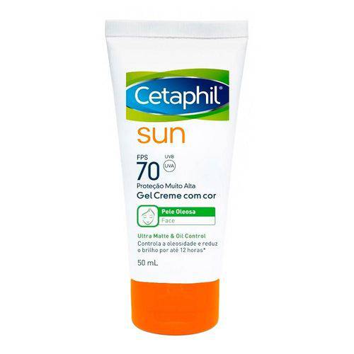 Protetor Solar Cetaphil Sun Fps 70 50ml Sem Cor