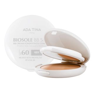 Protetor Solar Compacto Ada Tina - Biosole BB Cream Secco FPS 60 Miele