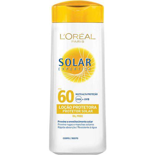 Protetor Solar Expertise Loção FPS 60 120ml - L'Oréal Paris