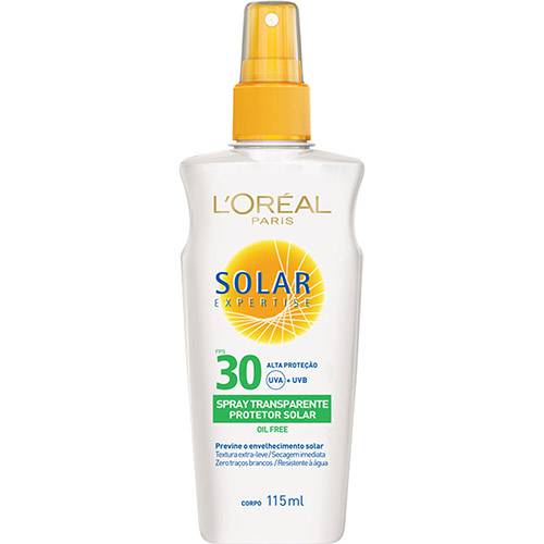Protetor Solar Expertise Spray Transparente Oil Free FPS 30 - L'Oréal Paris