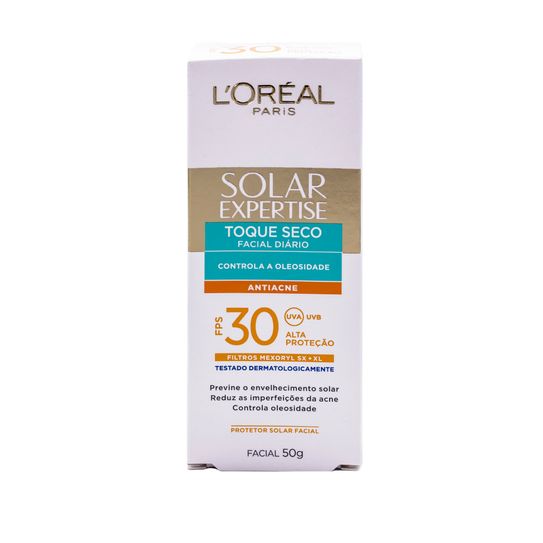 Protetor Solar Facial Antiacne Fps 30 50g de Loréal Paris