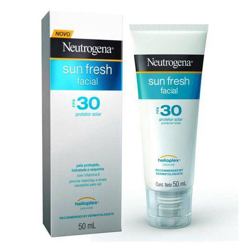Protetor Solar Facial Neutrogena Sun Fresh Fps-30 com 50ml
