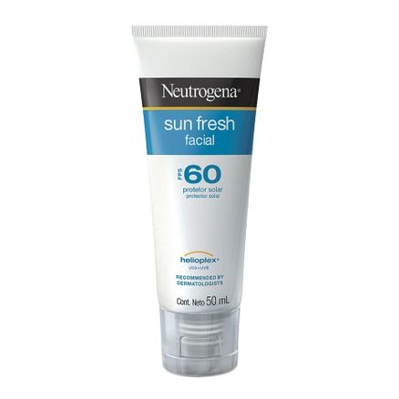 Protetor Solar Facial Neutrogena Sun Fresh FPS 60 Loção 50ml