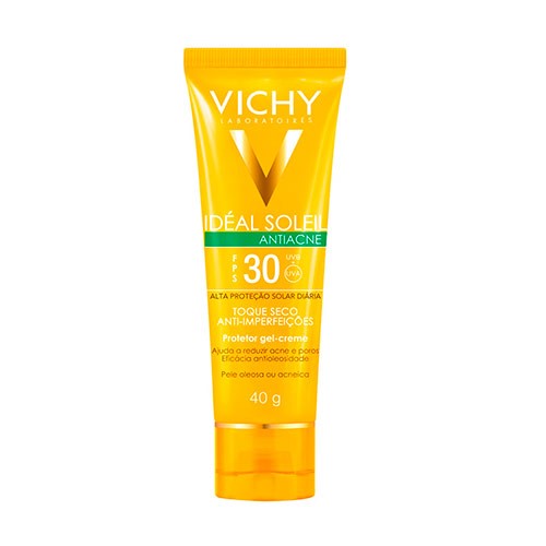 Protetor Solar Facial Vichy Ideal Soleil Antiacne FPS 30 40g