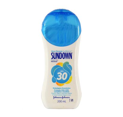 Protetor Solar Hidratante Sundown FPS 30 200ml - Johnson & Johnson