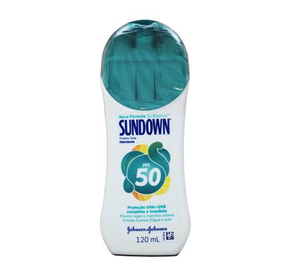 Protetor Solar Hidratante Sundown FPS 50 120ml - Johnson & Johnson