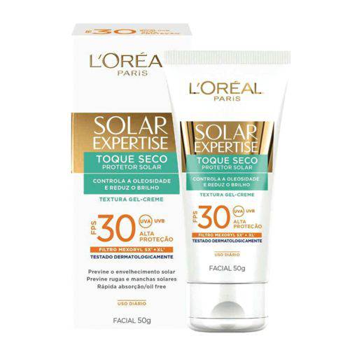 Protetor Solar L´Oréal Fps30 Oil Control Facial Toque Seco 50g