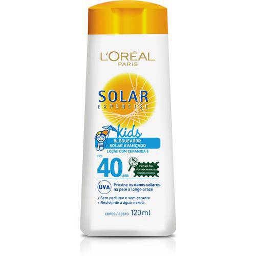 Protetor Solar Loréal Expertise Kids Fps 40 120ml