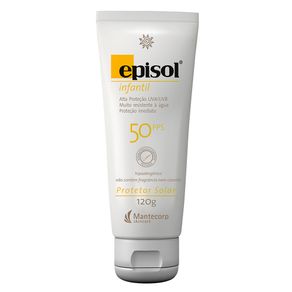 Protetor Solar Mantecorp Skincare Episol Infantil FPS 50 120g
