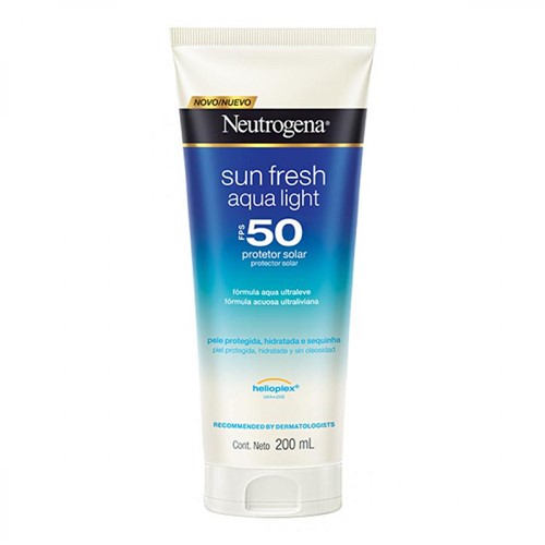 Protetor Solar Neutrogena Sun Fresh Aqua Light FPS 50 200ml