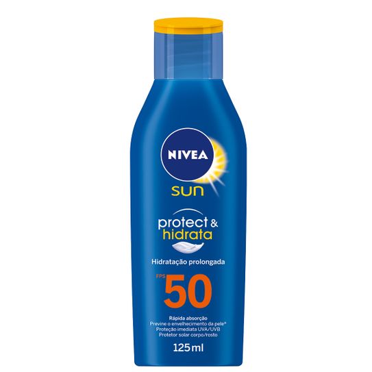 Protetor Solar Nivea Protect Hidrata Fps50 125ml