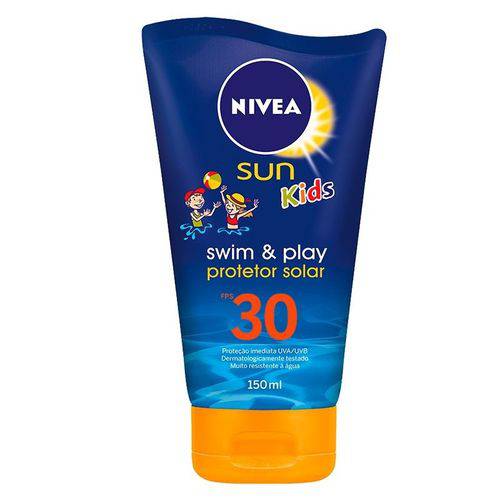Protetor Solar Nívea Sun Kids Swin & Play Fps 30 150ml
