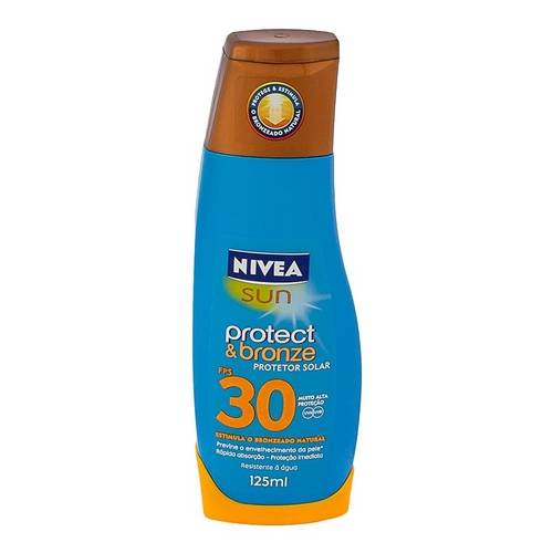 Protetor Solar Nivea Sun Protect Bronze Fps 30 - 125ml