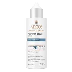 Protetor Solar Shield Protection FPS 70 Fluid Incolor Adcos 50ml