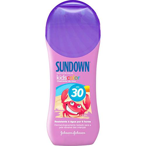 Protetor Solar Sundown Kids Color FPS 30 120ml