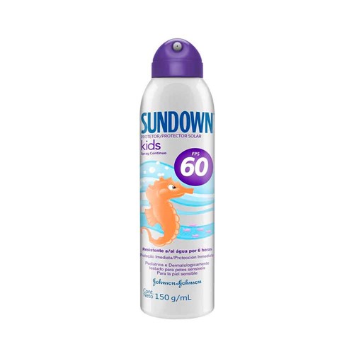 Protetor Solar Sundown Kids Spray Contínuo FPS 60
