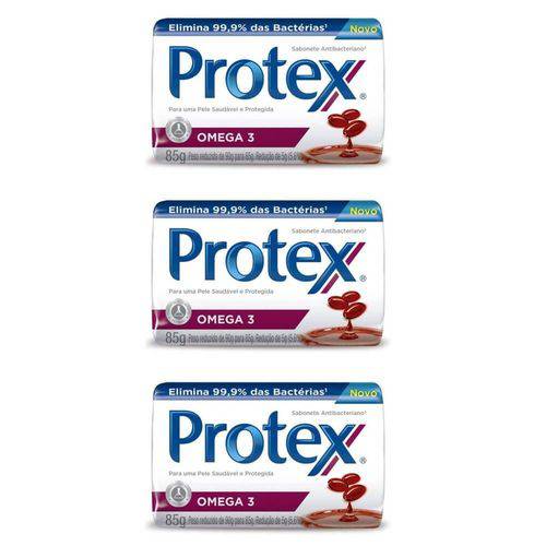 Protex Omega 3 Sabonete 85g (kit C/03)