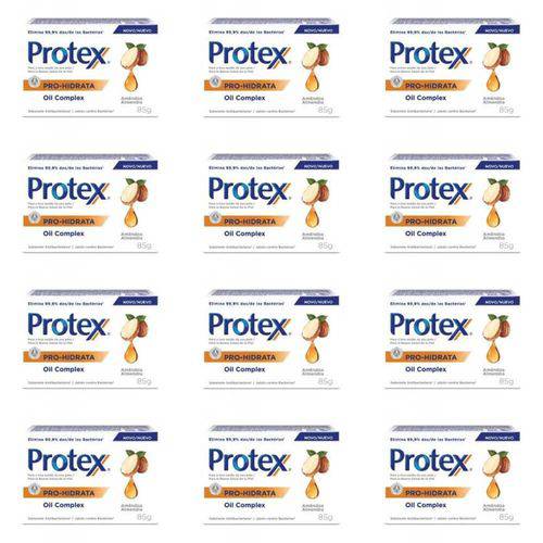 Protex Pro Hidrata Oil Cmplex Sabonete Amêndoas 85g (kit C/12)