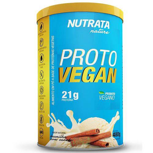 Proto Vegan (480g) - Nutrata - Baunilha com Canela