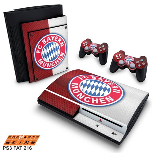 PS3 Fat Skin - Bayern de Munique Adesivo Brilhoso