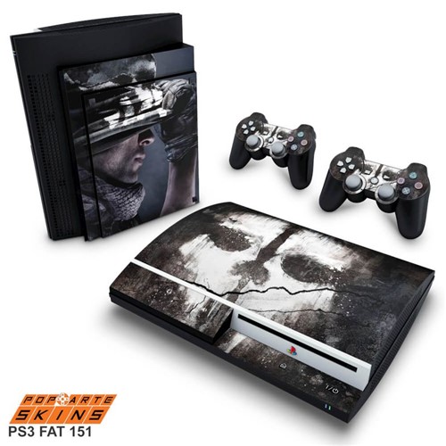 PS3 Fat Skin - Call Of Duty Ghosts Adesivo Brilhoso