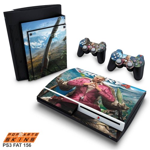 PS3 Fat Skin - Far Cry 4 Adesivo Brilhoso
