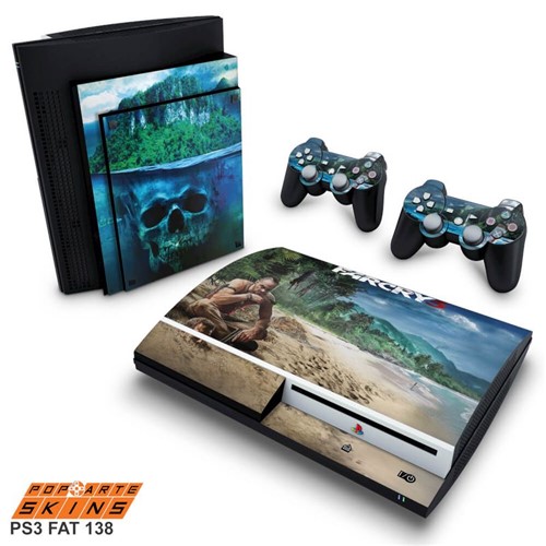 PS3 Fat Skin - Far Cry 3 Adesivo Brilhoso