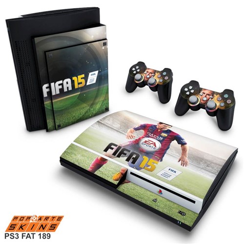 PS3 Fat Skin - FIFA 15 Adesivo Brilhoso