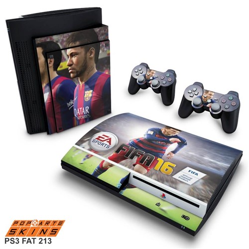 PS3 Fat Skin - FIFA 16 Adesivo Brilhoso