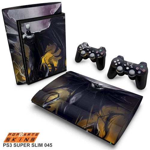 PS3 Super Slim Skin - Batman Adesivo Brilhoso