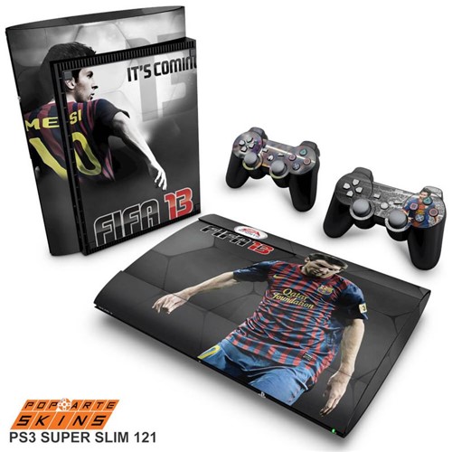 PS3 Super Slim Skin - FIFA 13 Adesivo Brilhoso