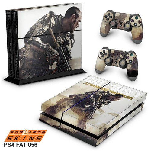 Ps4 Fat Skin - Call Of Duty Advanced Warfare Adesivo Brilhoso