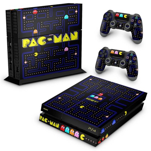 PS4 Fat Skin - Pac Man Adesivo Brilhoso