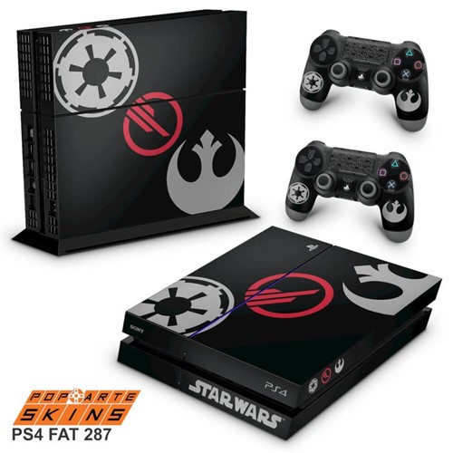 Ps4 Fat Skin - Star Wars Battlefront 2 Edition Adesivo Brilhoso
