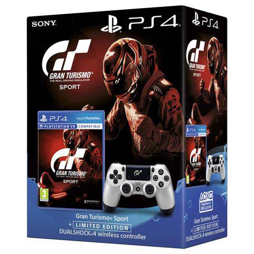 PS4 Gran Turismo Sport + Sony Dualshock 4 Wireless Controle Limited Edition
