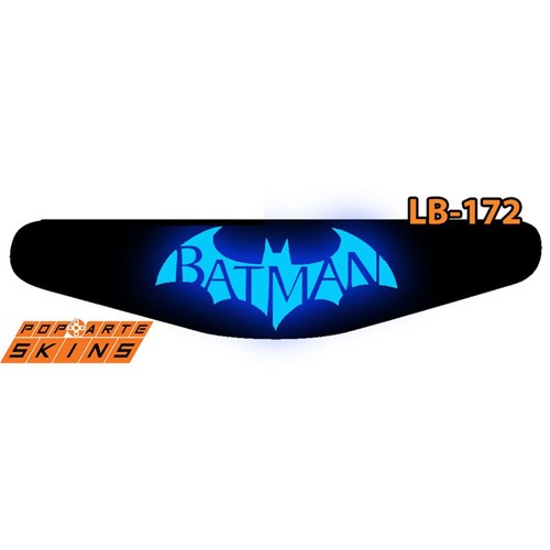 Ps4 Light Bar - Batman Return To Arkham Adesivo Brilhoso