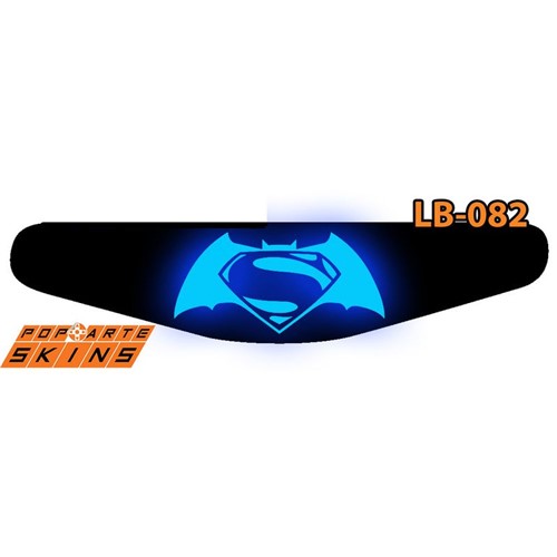 Ps4 Light Bar - Batman Vs Superman Adesivo Brilhoso