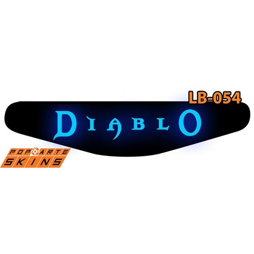 Ps4 Light Bar - Diablo Adesivo Brilhoso